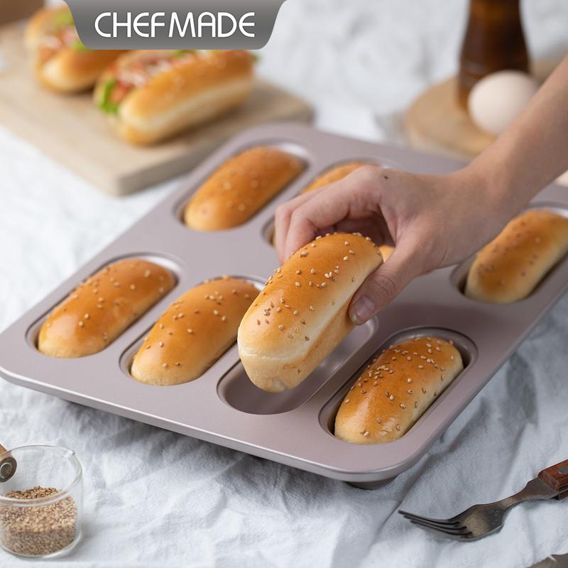 แม่พิมพ์ขนมปังรูปวงรี CHEFMADE - Home Cooking Recipes บทวิจารณ์และราคา