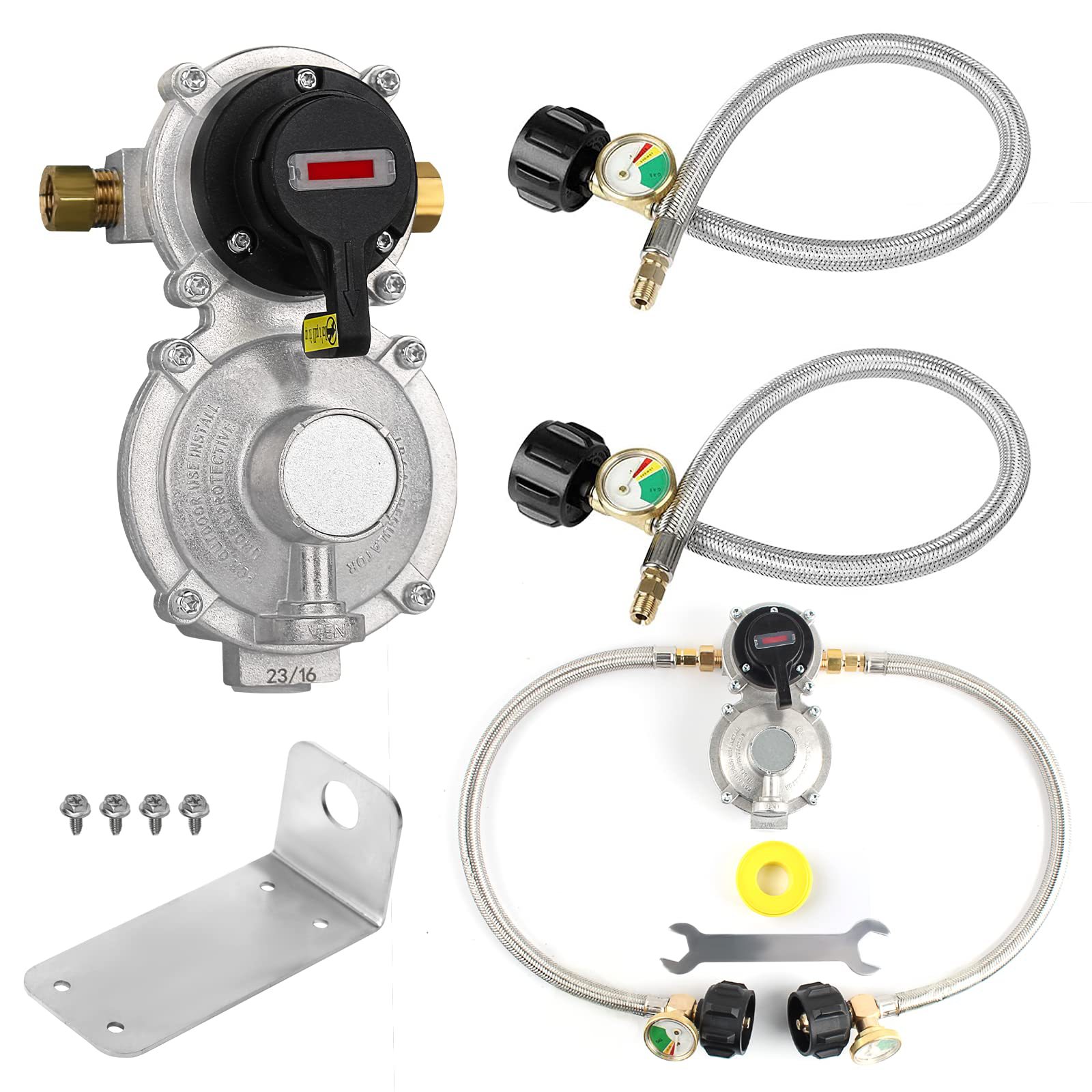 ตัวปรับแรงดันแก๊สโพรเพน LP แบบ - Home Cooking Gas บทวิจารณ์และราคา